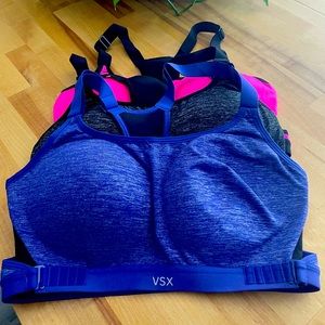 3 Victoria’s Secret sports bras 34C
